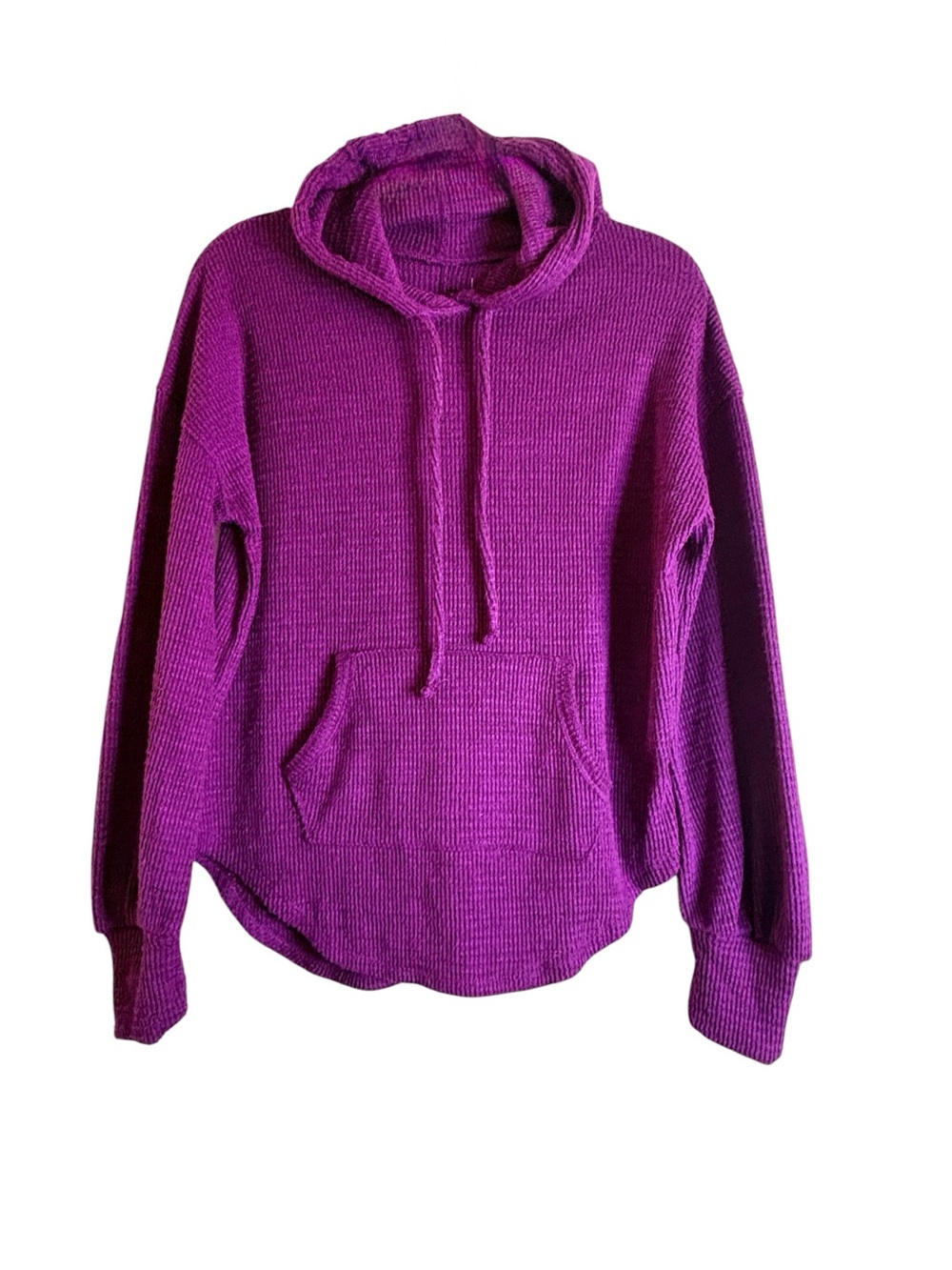 SO Vibrant Plum Knit Hooded Pullover